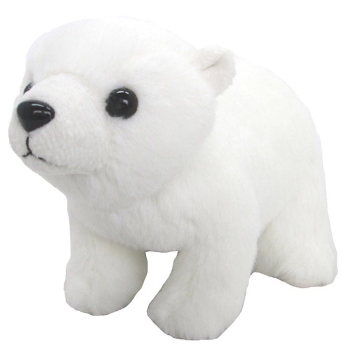 Peluche ours polaire marin Pururun originale de Sanei Boeki 5 x 13 x 8,5 cm