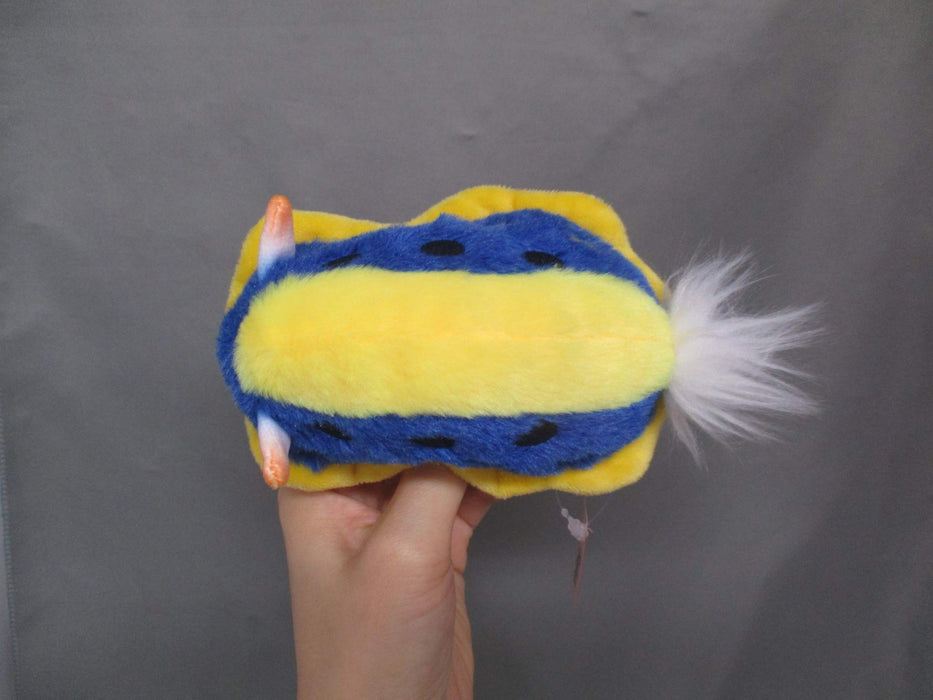 Sanei Boeki Sea Slug Plush Toy 7x12x5.5cm Marine Animal