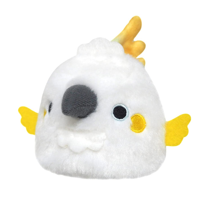 Sanei Boeki Original Plush Toy Sulphur-Flanked Cockatoo 9x8x7cm