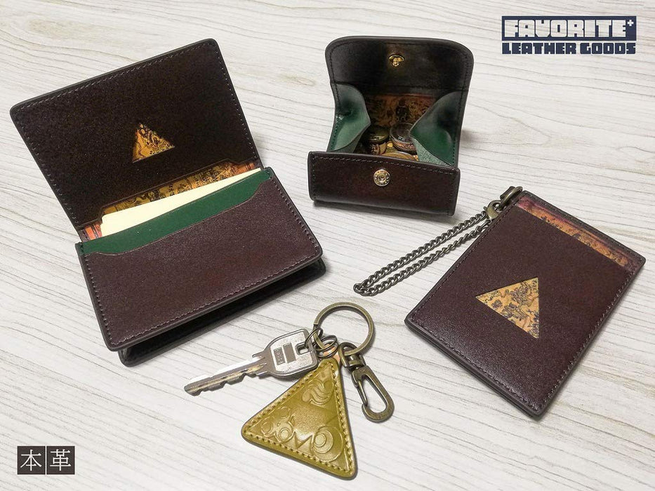 Sanei Boeki The Legend of Zelda Genuine Leather Pass Case - Favorite+