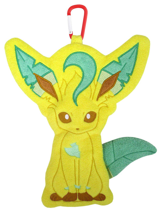 Sanei Boeki Leafeon Plush Pouch 21.5x3.5x26.5cm - Pokemon Petafuwa