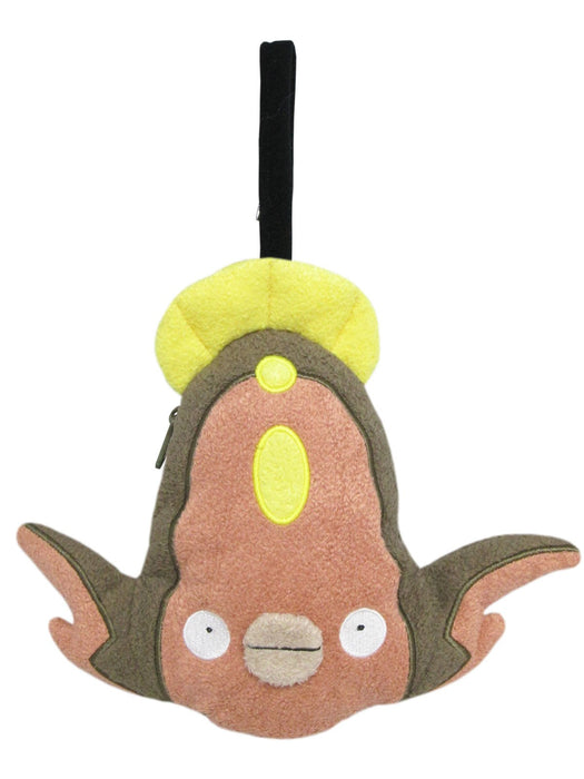 Sanei Boeki Pokemon Zipper Pouch Stunfish Plush 21x5x17cm