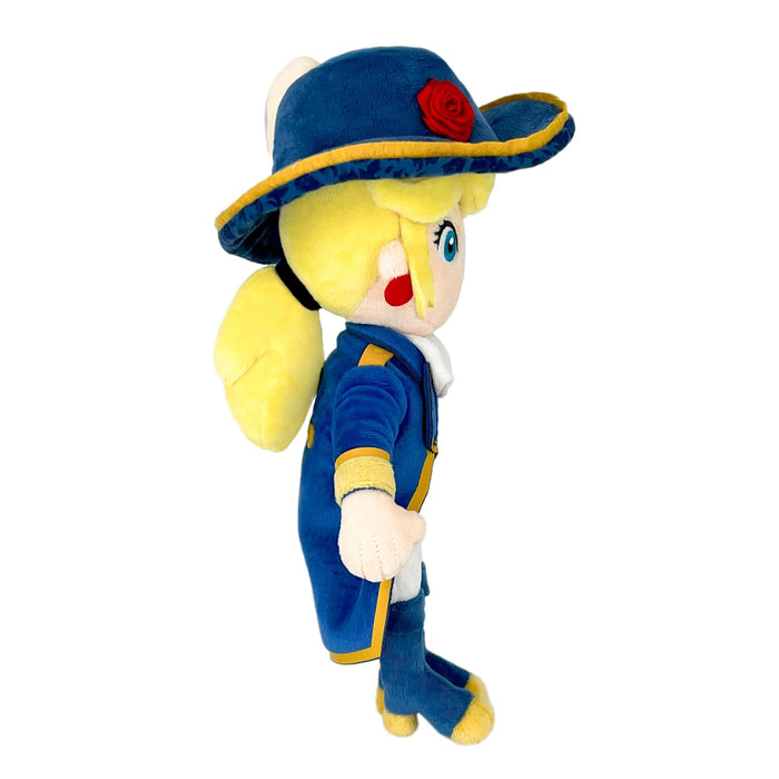 Sanei Boeki Princess Peach Showtime Swordsman Peach Plush Toy 16x13x26cm