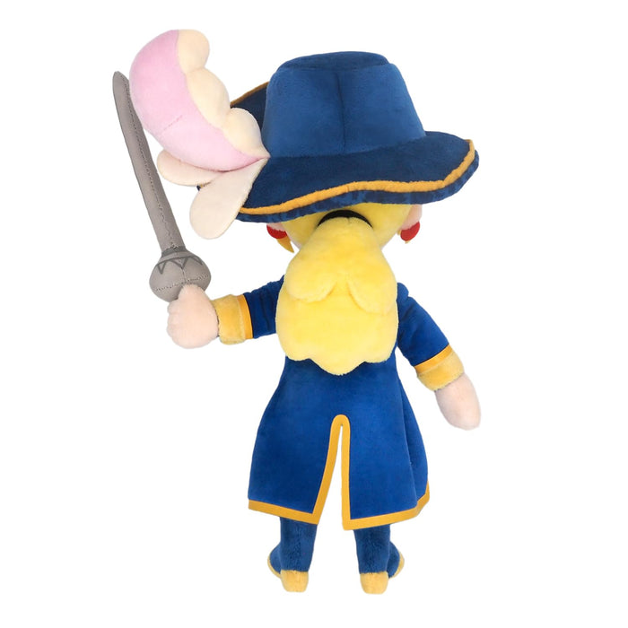 Peluche Sanei Boeki Princesse Peach Showtime Swordsman Peach 16x13x26cm