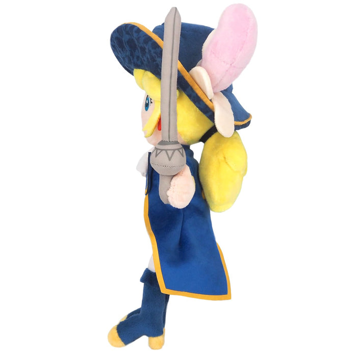 Peluche Sanei Boeki Princesse Peach Showtime Swordsman Peach 16x13x26cm