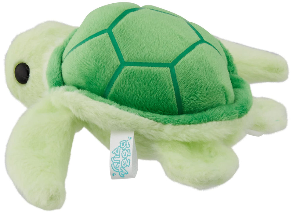 Peluche tortue de mer Sanei Boeki Pururun Marine Plush, parfaite pour les enfants