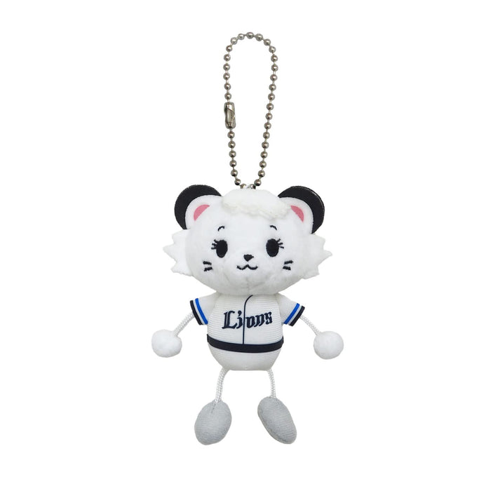 Sanei Boeki Seibu Lions Maskottchen Plüschtier Lina 5x4x9cm Offizielle Ware