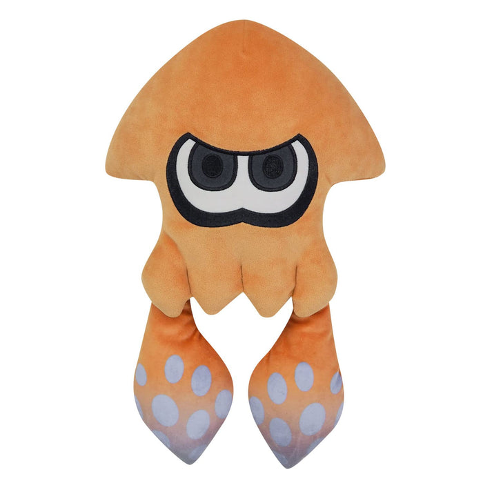 Peluche Splatoon 3 Squid M Orange de Sanei Boeki 26x11x40cm