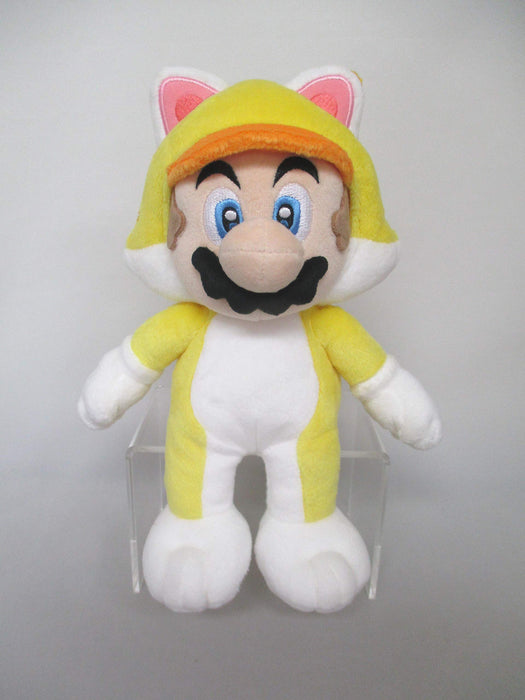 Sanei Boeki Super Mario 3D World Cat Mario Plüschtier, klein, 24 cm