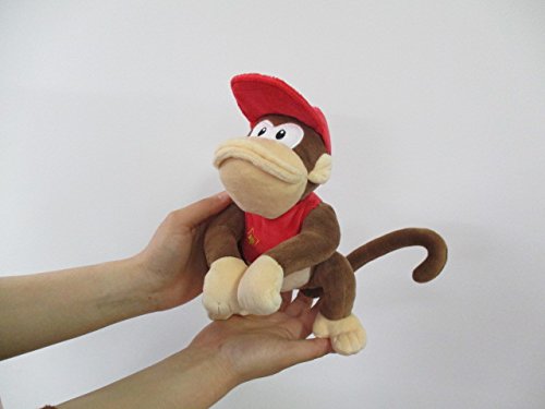 Peluche Sanei Boeki Super Mario All Star Diddy Kong 15x20x18cm