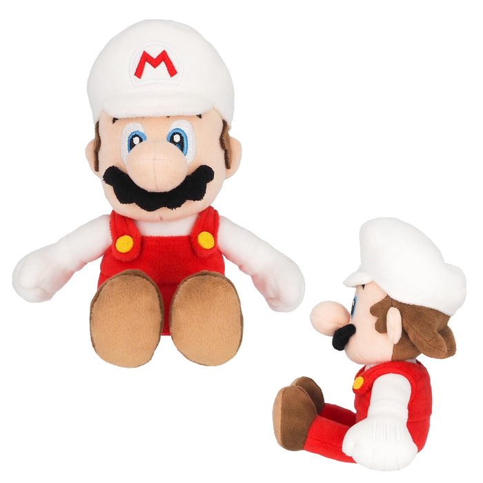 Sanei Boeki Fire Mario Plush Toy 24cm - Super Mario All Star Collection