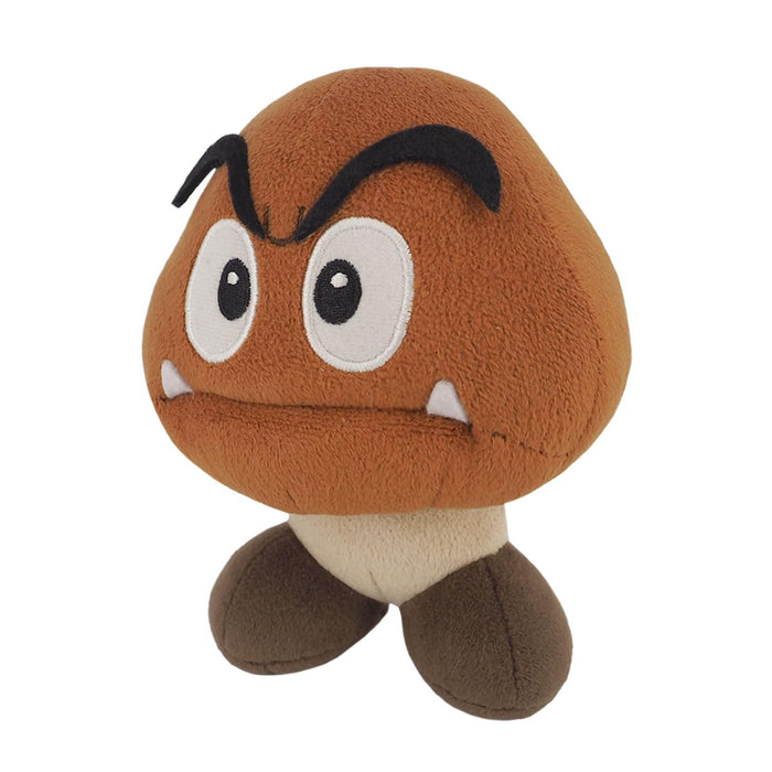 Sanei Boeki Super Mario Goomba Plush Toy Small 11x10x13.5cm