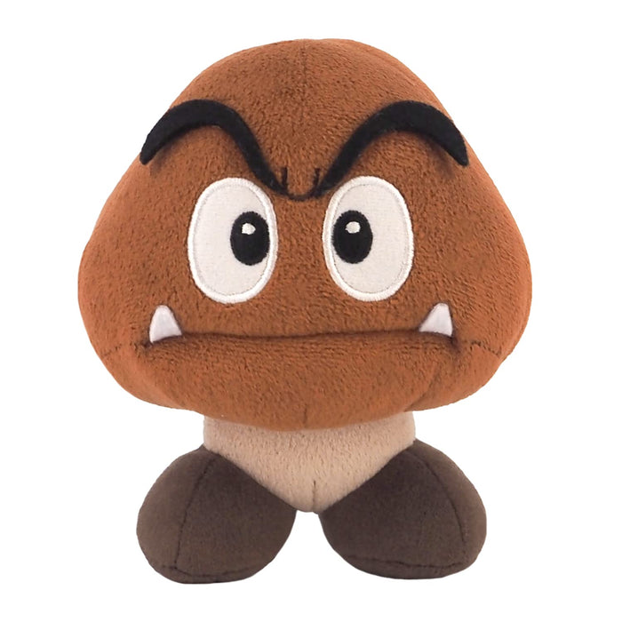 Sanei Boeki Super Mario Goomba Plüschtier, klein, 11 x 10 x 13,5 cm