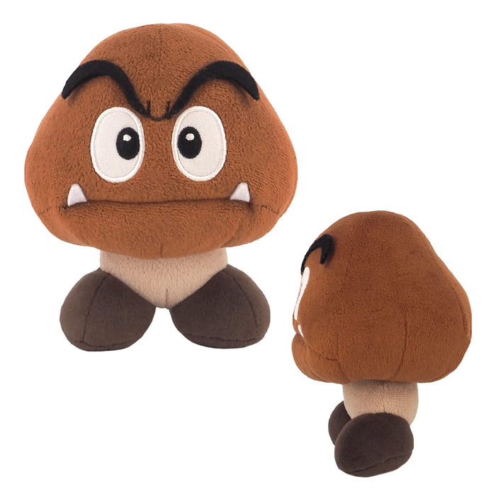 Sanei Boeki Super Mario Goomba Plush Toy Small 11x10x13.5cm