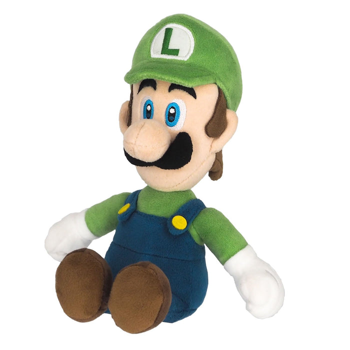 Sanei Boeki Super Mario Luigi Plüschtier, 26 cm – All-Star-Kollektion