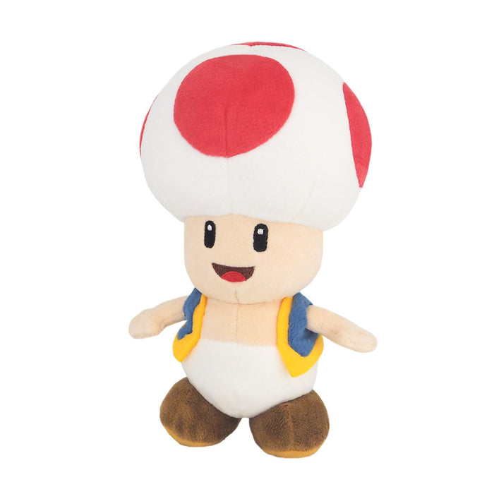 Peluche Toad de la collection Super Mario All Star de Sanei Boeki 20 cm