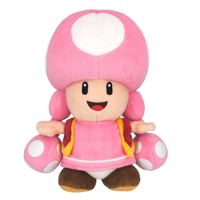 Peluche Toad All Star Super Mario de Sanei Boeki 13,5 cm x 10 cm x 20 cm - Sanei Boeki