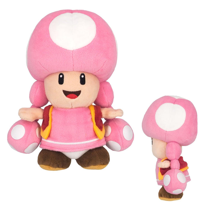 Peluche Toad All Star Super Mario de Sanei Boeki 13,5 cm x 10 cm x 20 cm - Sanei Boeki