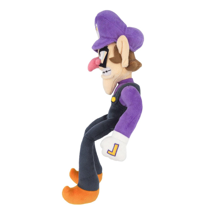 Peluche Waluigi Super Mario All Star de Sanei Boeki 11x9,5x31cm