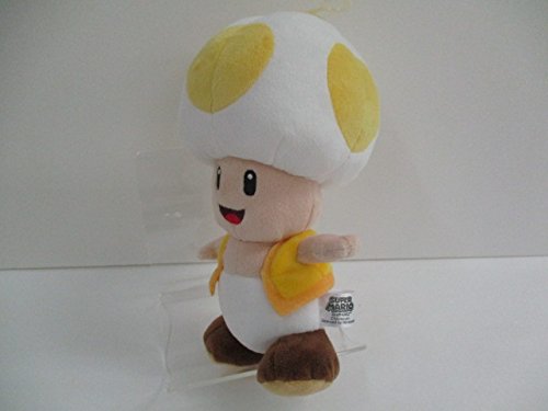 Sanei Boeki Super Mario All Star Collection Yellow Toad 20cm Plush Toy