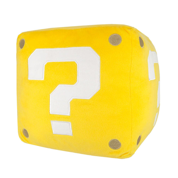 Sanei Boeki Super Mario Question Block Plush Toy Cushion 25x25x25cm