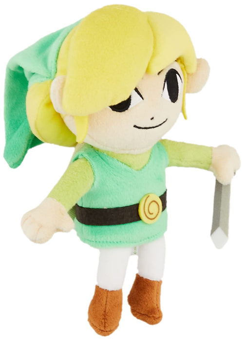 Sanei Boeki The Legend Of Zelda Link Wind Waker Figure 20cm Plush Toy