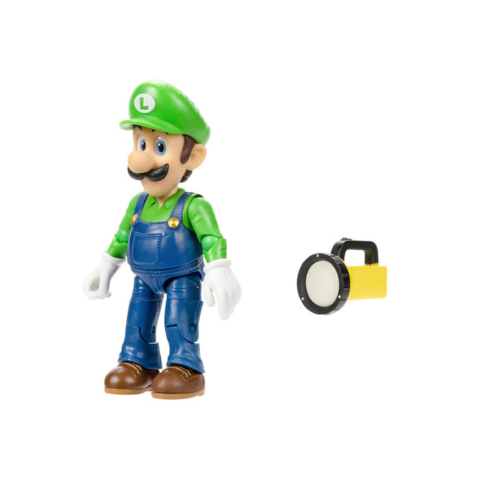 Figurine articulée Luigi de Sanei Boeki - 13,5 cm | Objet de collection du film Super Mario Bros.