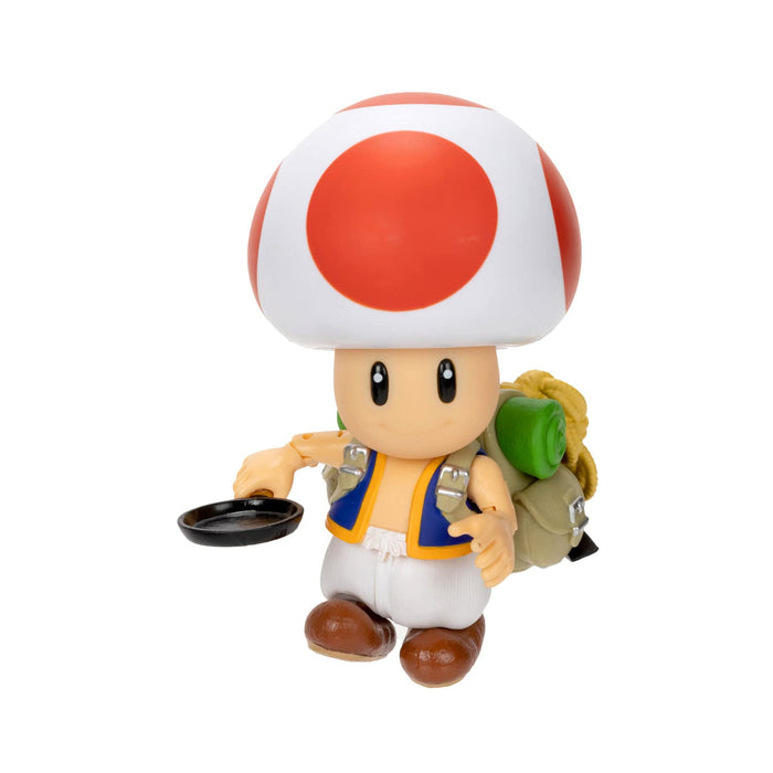 Figurine articulée Toad du film Super Mario Bros de Sanei Boeki, largeur 6,5 x profondeur 8,5 cm, hauteur 10,5 cm