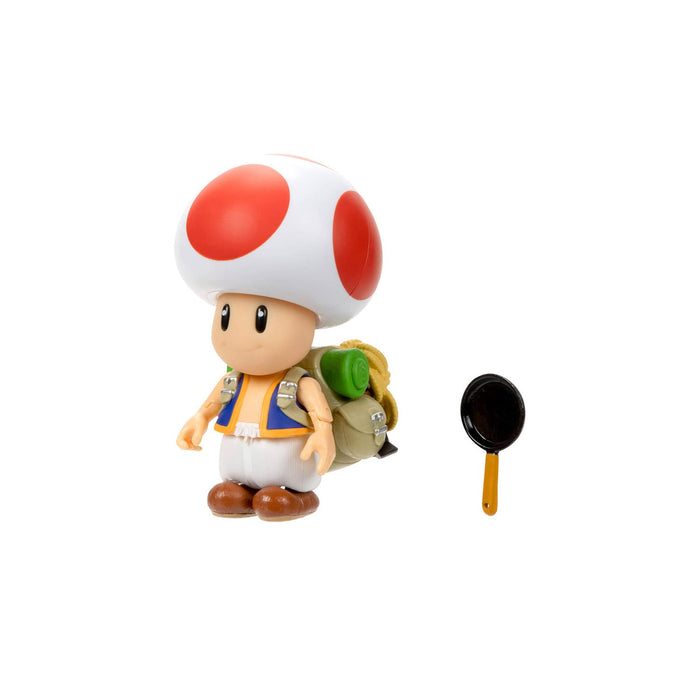 Figurine articulée Toad du film Super Mario Bros de Sanei Boeki, largeur 6,5 x profondeur 8,5 cm, hauteur 10,5 cm