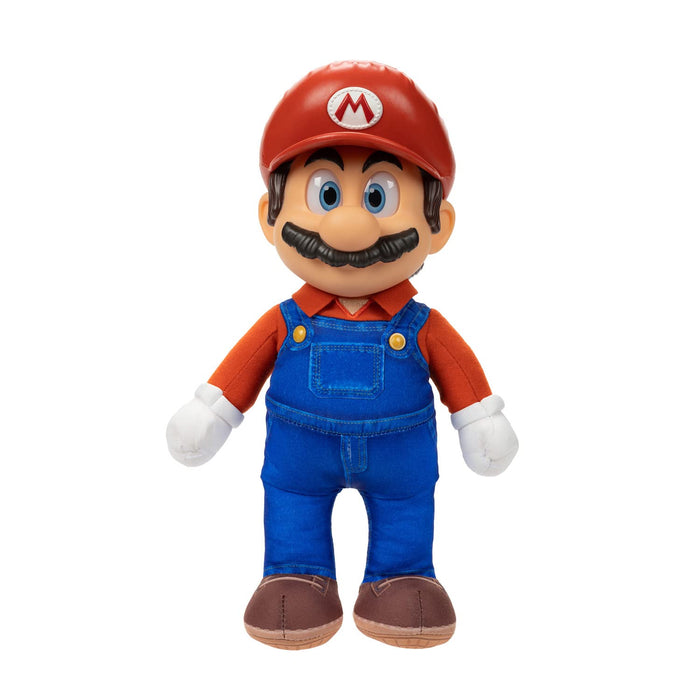 Figurine Mario souple du film Super Mario Bros. de Sanei Boeki 14 x 19 x 36 cm TSM-14