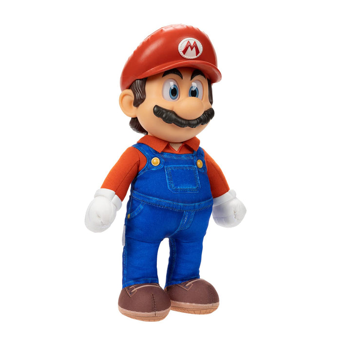 Figurine Mario souple du film Super Mario Bros. de Sanei Boeki 14 x 19 x 36 cm TSM-14