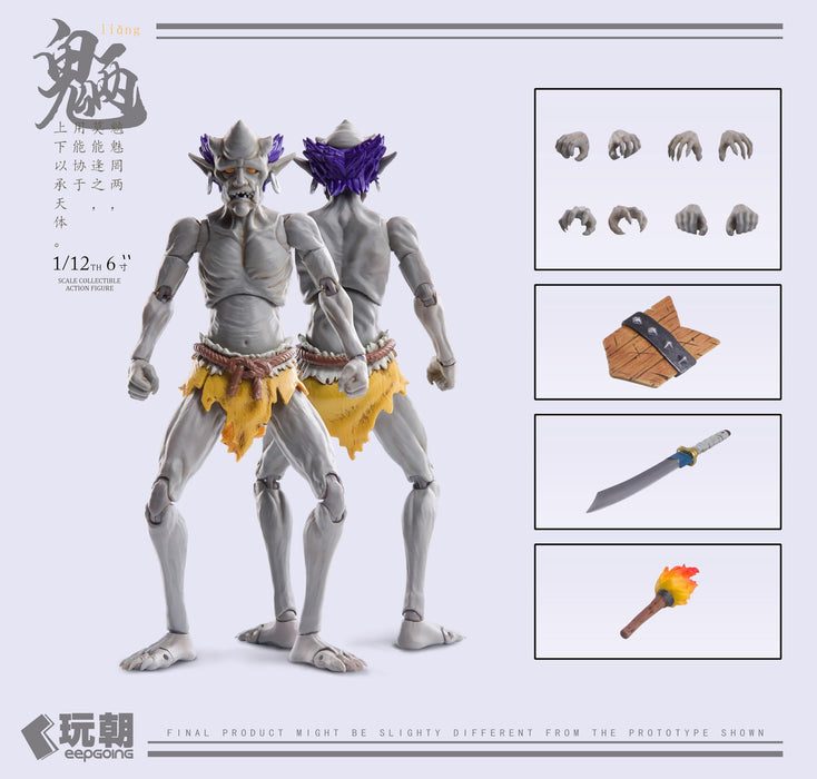 Keepgoing Studio Sankai Myth Series Ryo 112 Scale Action Figure