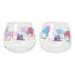 Sanrio Tuxedo Sam Glass Set 2-Piece Dance and Music Edition 072729