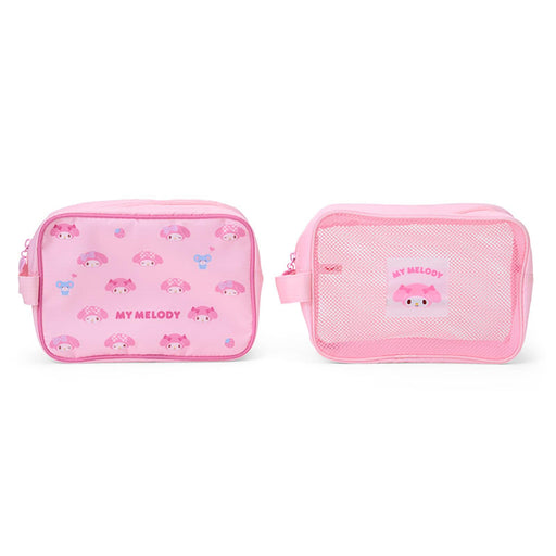Sanrio My Melody Travel Pouch Set for Kids Polyester Organizer Ages 3+