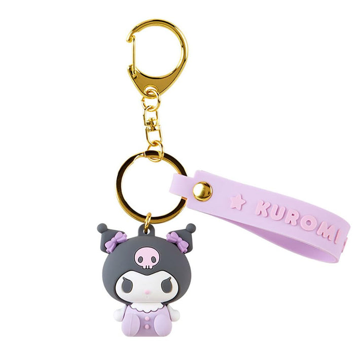 Porte-clés 3D Kuromi Sanrio 4,4 x 3,5 x 3 cm Personnage 182354