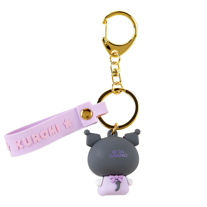 Porte-clés 3D Kuromi Sanrio 4,4 x 3,5 x 3 cm Personnage 182354