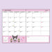 Sanrio Kuromi B6 Diary Planner 2025 with Stickers and Bookmark Starts Oct 2024- Japan Figure Store - #1 Bring To You The Best Japanese Goods
