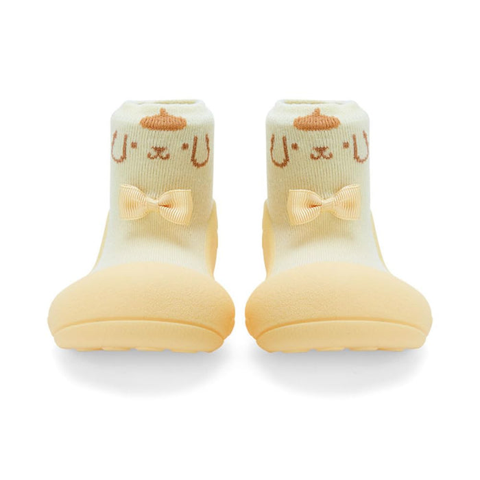 Sanrio Baby Atipas Shoes Pompompurin Yellow Toddler Walking Shoes