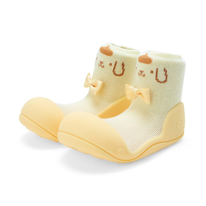 Sanrio Baby Atipas Shoes Pompompurin Yellow Toddler Walking Shoes