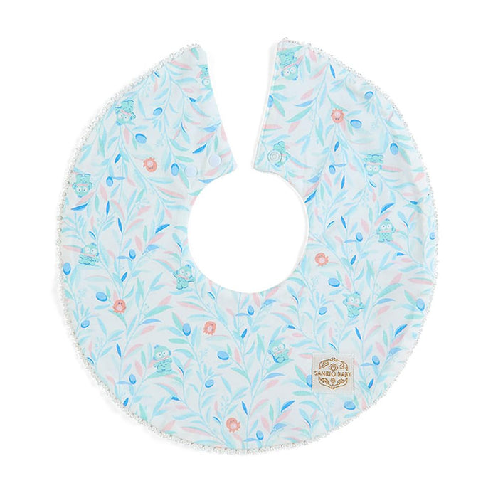 Bavoir pour bébé Sanrio Hangyodon Demi-poisson 30,5 x 29 cm - Vêtements pour bébé mignons