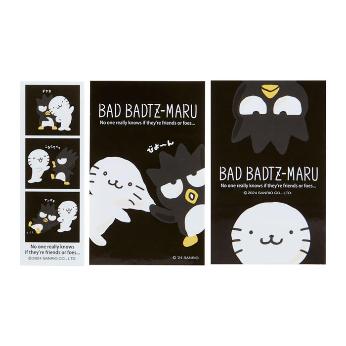 Sanrio Badtz-Maru Aufkleberset 14x11x0,5 cm - Das übliche Paar-Design