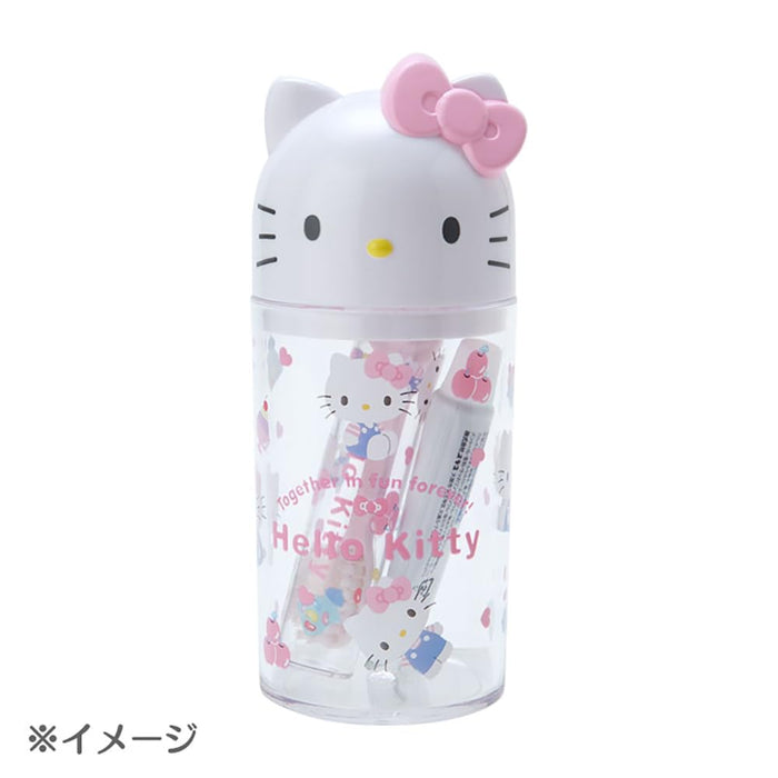 Coffret brosse à dents et gobelet Sanrio Badtz-Maru 12x7x5 cm