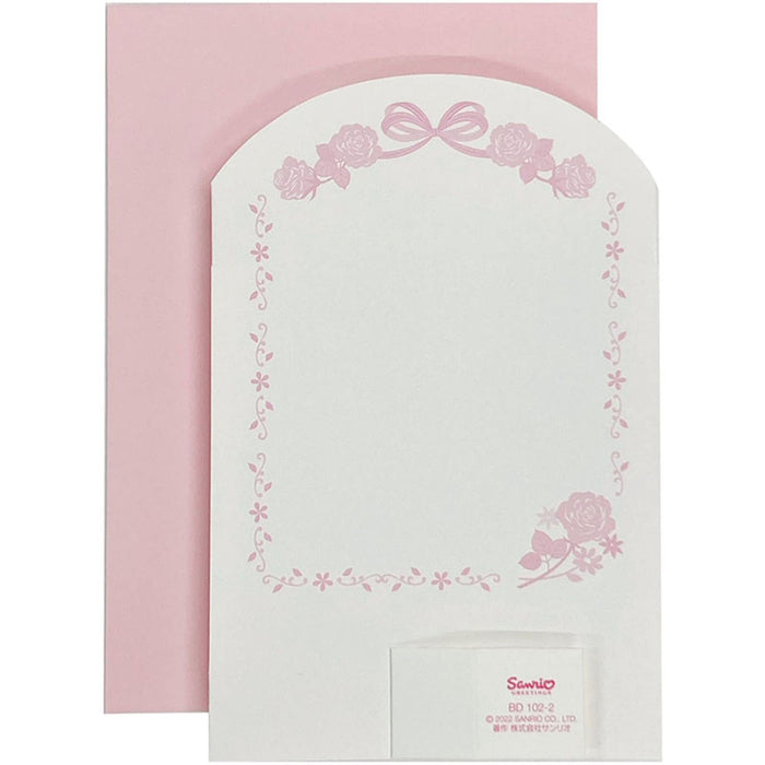 Sanrio Bd102 Laser Cut Rose Birthday Card with Overseas Shipping