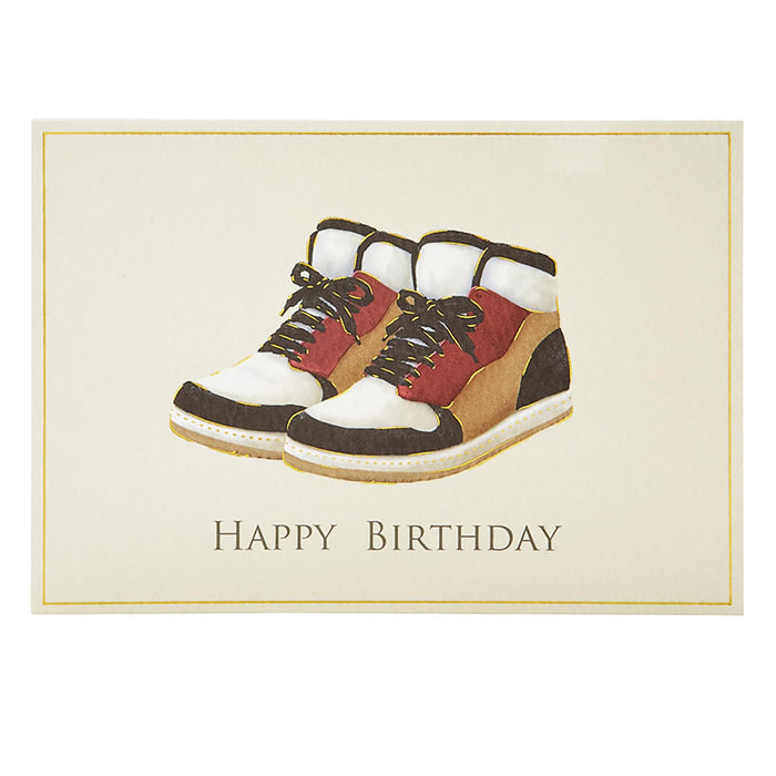 Sanrio Birthday Sneakers Greeting Card with Overseas Shipping Bd192-3