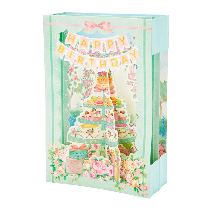 Carte d'anniversaire carrée Sanrio Pop Afternoon Tea Carte de vœux Bd195-3