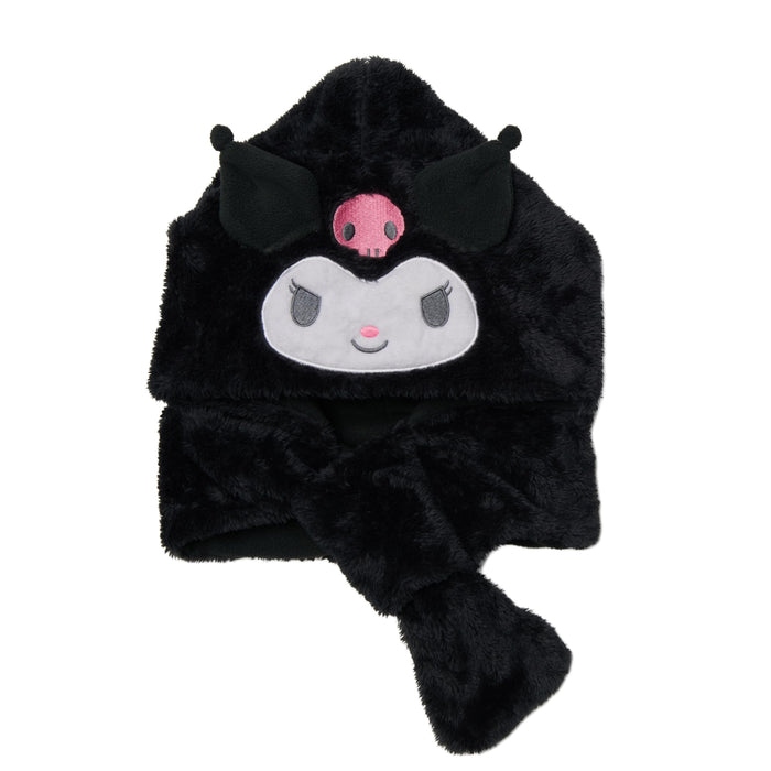 Sanrio Black Hooded Neck Warmer for Winter