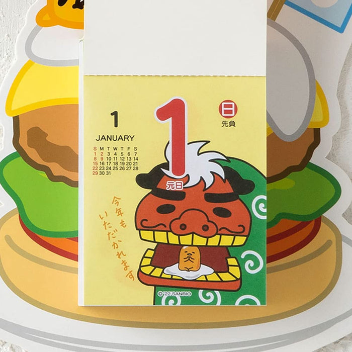 Sanrio 2023 Gudetama Wandkalender – 365 Muster Rokuyo Display