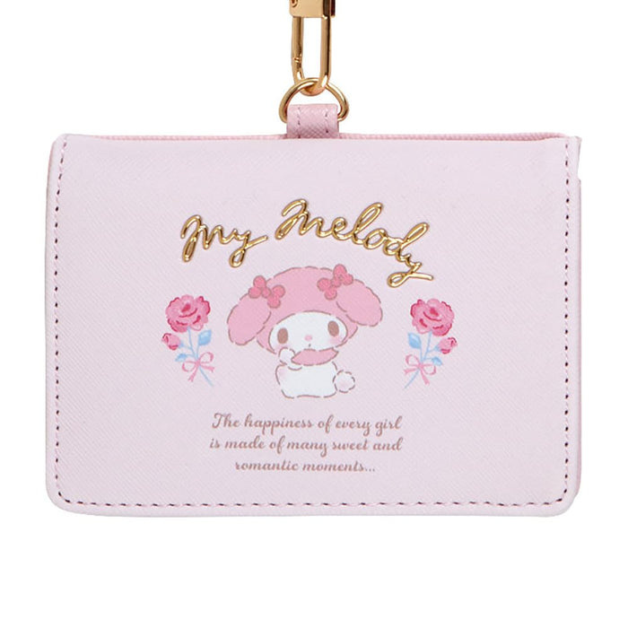 Sanrio My Melody Kartenetui, zweifach faltbar, Ausweishülle, 7,5 x 10,5 x 1,5 cm, persönliches Accessoire