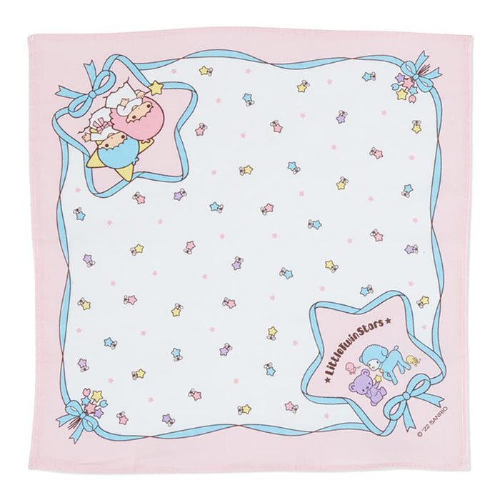 Sanrio Little Twin Stars Case & Handkerchief Set - 13.5x1x13.7 cm