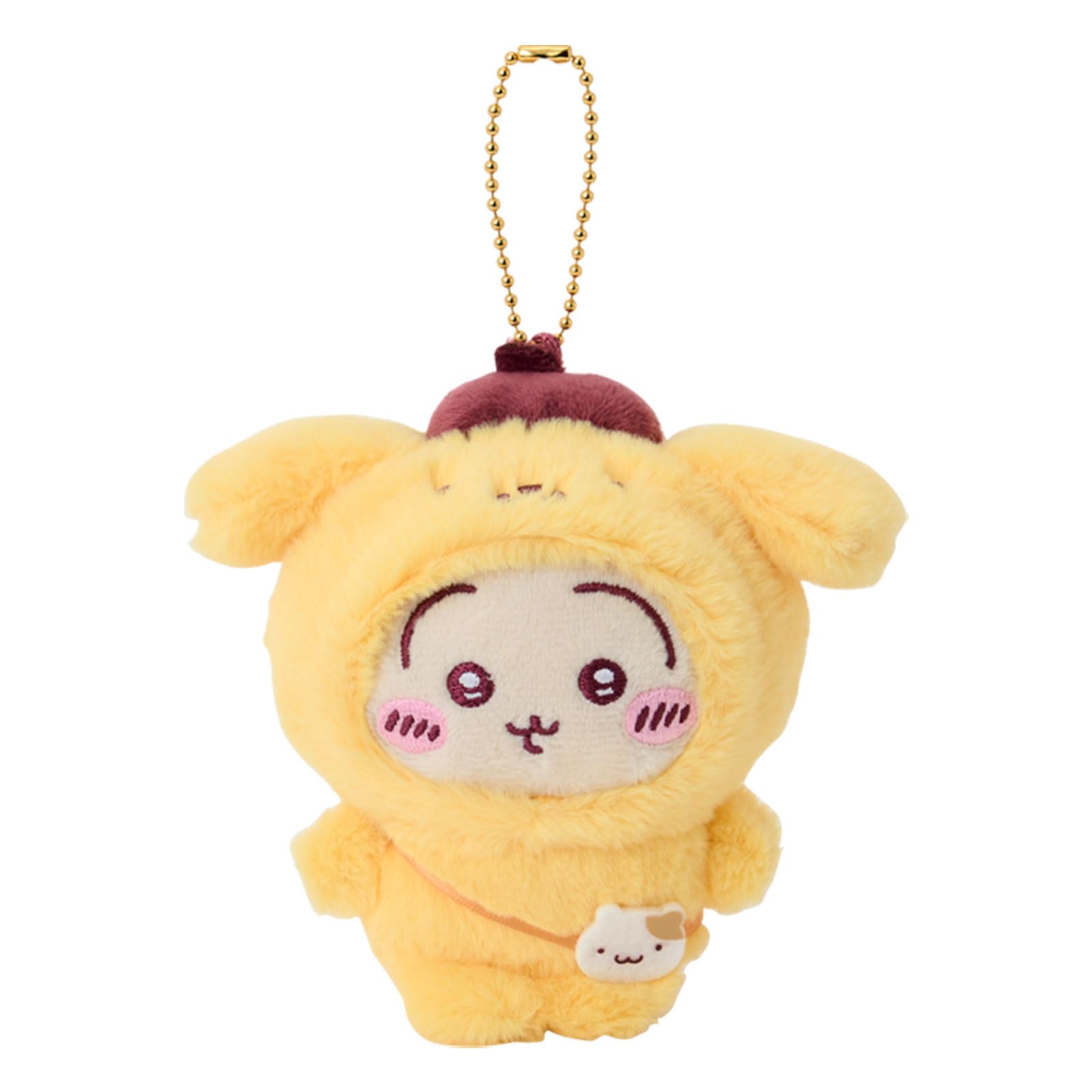 Sanrio Chiikawa Rabbit Mascot Holder Pompompurin Polyester Ages 6+